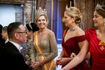 Amsterdam, 17 Juni 2026 Keizer Naruhito, keizerin Masako van Japan, Koning Willem Alexander Koningin Maxima Prinses Amalia en Prinses Ariane tijdens het staatsbanket in het Koninklijk Paleis Amsterdam. 

Naruhito brengt een driedaags staatsbezoek aan Nederland.

