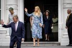DEN HAAG 30 juni 2026 Koning Willem-Alexander, Koningin Maxima en Prinses Amalia is aanwezig bij de buitengewone vergadering van de Raad van State ter gelegenheid van het afscheid van de heer Thom de Graaf als vice-president.