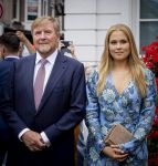 DEN HAAG 30 juni 2026 Koning Willem-Alexander, Koningin Maxima en Prinses Amalia is aanwezig bij de buitengewone vergadering van de Raad van State ter gelegenheid van het afscheid van de heer Thom de Graaf als vice-president.