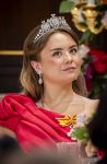 Amsterdam, 17 Juni 2026 Keizer Naruhito, keizerin Masako van Japan, Koning Willem Alexander Koningin Maxima Prinses Amalia en Prinses Ariane tijdens het staatsbanket in het Koninklijk Paleis Amsterdam. 

Naruhito brengt een driedaags staatsbezoek aan Nederland.

