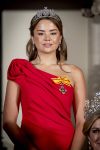 Amsterdam, 17 Juni 2026 Keizer Naruhito, keizerin Masako van Japan, Koning Willem Alexander Koningin Maxima Prinses Amalia en Prinses Ariane tijdens het staatsbanket in het Koninklijk Paleis Amsterdam. 

Naruhito brengt een driedaags staatsbezoek aan Nederland.

