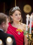 Amsterdam, 17 Juni 2026 Keizer Naruhito, keizerin Masako van Japan, Koning Willem Alexander Koningin Maxima Prinses Amalia en Prinses Ariane tijdens het staatsbanket in het Koninklijk Paleis Amsterdam. 

Naruhito brengt een driedaags staatsbezoek aan Nederland.

