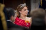 Amsterdam, 17 Juni 2026 Keizer Naruhito, keizerin Masako van Japan, Koning Willem Alexander Koningin Maxima Prinses Amalia en Prinses Ariane tijdens het staatsbanket in het Koninklijk Paleis Amsterdam. 

Naruhito brengt een driedaags staatsbezoek aan Nederland.

