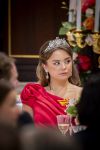 Amsterdam, 17 Juni 2026 Keizer Naruhito, keizerin Masako van Japan, Koning Willem Alexander Koningin Maxima Prinses Amalia en Prinses Ariane tijdens het staatsbanket in het Koninklijk Paleis Amsterdam. 

Naruhito brengt een driedaags staatsbezoek aan Nederland.

