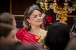 Amsterdam, 17 Juni 2026 Keizer Naruhito, keizerin Masako van Japan, Koning Willem Alexander Koningin Maxima Prinses Amalia en Prinses Ariane tijdens het staatsbanket in het Koninklijk Paleis Amsterdam. 

Naruhito brengt een driedaags staatsbezoek aan Nederland.

