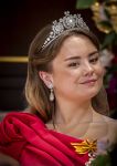 Amsterdam, 17 Juni 2026 Keizer Naruhito, keizerin Masako van Japan, Koning Willem Alexander Koningin Maxima Prinses Amalia en Prinses Ariane tijdens het staatsbanket in het Koninklijk Paleis Amsterdam. 

Naruhito brengt een driedaags staatsbezoek aan Nederland.

