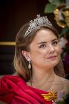 Amsterdam, 17 Juni 2026 Keizer Naruhito, keizerin Masako van Japan, Koning Willem Alexander Koningin Maxima Prinses Amalia en Prinses Ariane tijdens het staatsbanket in het Koninklijk Paleis Amsterdam. 

Naruhito brengt een driedaags staatsbezoek aan Nederland.

