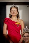 Amsterdam, 17 Juni 2026 Keizer Naruhito, keizerin Masako van Japan, Koning Willem Alexander Koningin Maxima Prinses Amalia en Prinses Ariane tijdens het staatsbanket in het Koninklijk Paleis Amsterdam. 

Naruhito brengt een driedaags staatsbezoek aan Nederland.


