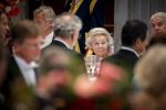 Amsterdam, 17 Juni 2026 Keizer Naruhito, keizerin Masako van Japan, Koning Willem Alexander Koningin Maxima Prinses Amalia en Prinses Ariane tijdens het staatsbanket in het Koninklijk Paleis Amsterdam. 

Naruhito brengt een driedaags staatsbezoek aan Nederland.


