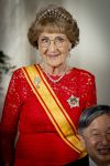 Amsterdam, 17 Juni 2026 Keizer Naruhito, keizerin Masako van Japan, Koning Willem Alexander Koningin Maxima Prinses Amalia en Prinses Ariane tijdens het staatsbanket in het Koninklijk Paleis Amsterdam. 

Naruhito brengt een driedaags staatsbezoek aan Nederland.

