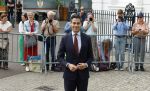 Den Haag 30 juni 2026
Koning Willem Alexander Koningin Maxima en prinses Amalia bij afscheid van Thom de Graaf in raad v State . Rob Jetten 