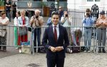 Den Haag 30 juni 2026
Koning Willem Alexander Koningin Maxima en prinses Amalia bij afscheid van Thom de Graaf in raad v State . Rob Jetten 