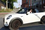 Nieuwegein 27 juni 2026
Romy Monteiro in haar mini cooper cabrio 