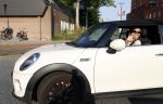 Nieuwegein 27 juni 2026
Romy Monteiro in haar mini cooper cabrio 