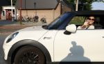 Nieuwegein 27 juni 2026
Romy Monteiro in haar mini cooper cabrio 