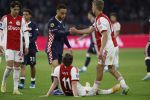 Amsterdam, 2 Mei 2026
Kompetitiewedstrijd AJAX-PSV, eindstand 2-2
Sergino Dest Mika Godts Sean Steur Rayane Bounida