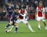 Amsterdam, 2 Mei 2026
Kompetitiewedstrijd AJAX-PSV, eindstand 2-2
Sergino Dest Sean Steur Rayane Bounida
