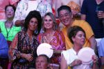Amsterdam 20 juni 2026
Concert Toppers in de Johan Cruijff arena . 
Won Yip met vrouw en Rachel Hazes