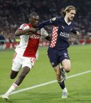 Amsterdam, 2 Mei 2026
Kompetitiewedstrijd AJAX-PSV, eindstand 2-2
Yarek Gasiorowski en Jorthy Mokio