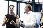Amsterdam 7 juli 2026
Presentatie cast The Bodyguard met in de hoofdrollen Gaia Aikman Dorian Bindels Juvat Westendorp en Numidia . Albert Verlinde is een van de producenten . Presentatie was in het Amstel Hotel.
