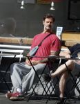 Amsterdam 29 mei 2026
Arie Boomsma en zijn vrouw Romy Boomsma samen op terras bij de coffee company in Amsterdam zuid
