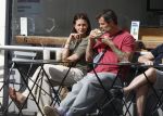 Amsterdam 29 mei 2026
Arie Boomsma en zijn vrouw Romy Boomsma samen op terras bij de coffee company in Amsterdam zuid
