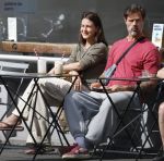 Amsterdam 29 mei 2026
Arie Boomsma en zijn vrouw Romy Boomsma samen op terras bij de coffee company in Amsterdam zuid