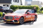 Vinkeveen 23 mei 2026
Frank v Etten heeft een vleesbedrijf (meat for more) Op zijn bentley staat de naam van het bedrijf .