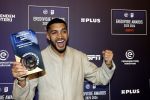 Maarssen 25 mei 2026
Ismael Saibari wordt gekozen tot beste speler van de nederlandse eredivie op het gala van ESPN in de Fabrique .