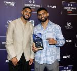 Maarssen 25 mei 2026
Ismael Saibari wordt gekozen tot beste speler van de nederlandse eredivie op het gala van ESPN in de Fabrique . Ismael met broer
