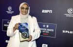 Maarssen 25 mei 2026
Ismael Saibari wordt gekozen tot beste speler van de nederlandse eredivie op het gala van ESPN in de Fabrique . Moeder 