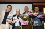 Den Haag 21 mei 2026
Boekpresentatie Jair Ferwerda in Den Haag bij Cafe restaurant Luden . Jair Ferwerda Beau v Erven Dorens Frits Barend en Wilfried de Jong 
