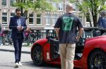 Amsterdam 7 juli 2026
Jeroen Spitzenberger met ferrari cabrio tijdens netflix serie Haantjes .