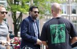 Amsterdam 7 juli 2026
Jeroen Spitzenberger met ferrari cabrio tijdens netflix serie Haantjes .