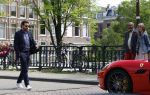 Amsterdam 7 juli 2026
Jeroen Spitzenberger met ferrari cabrio tijdens netflix serie Haantjes .
