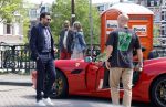 Amsterdam 7 juli 2026
Jeroen Spitzenberger met ferrari cabrio tijdens netflix serie Haantjes .