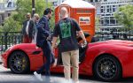 Amsterdam 7 juli 2026
Jeroen Spitzenberger met ferrari cabrio tijdens netflix serie Haantjes .