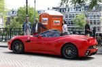 Amsterdam 7 juli 2026
Jeroen Spitzenberger met ferrari cabrio tijdens netflix serie Haantjes .