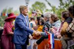 ROERMOND 19 mei 2026 Koning Willem Alexander en Koningin Maxima brengen een streekbezoek aan de gemeenten Maasgouw, Echt-Susteren, Roerdalen en Roermond. Tijdens het streekbezoek bezoekt het paar de schutterij in Wessem, Abdij Lilbosch in Echt, het smalste stukje Nederland in Illikhoven en Roermond, 19 Mei 2026. 