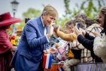 ROERMOND 19 mei 2026 Koning Willem Alexander en Koningin Maxima brengen een streekbezoek aan de gemeenten Maasgouw, Echt-Susteren, Roerdalen en Roermond. Tijdens het streekbezoek bezoekt het paar de schutterij in Wessem, Abdij Lilbosch in Echt, het smalste stukje Nederland in Illikhoven en Roermond, 19 Mei 2026. 