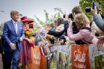 ROERMOND 19 mei 2026 Koning Willem Alexander en Koningin Maxima brengen een streekbezoek aan de gemeenten Maasgouw, Echt-Susteren, Roerdalen en Roermond. Tijdens het streekbezoek bezoekt het paar de schutterij in Wessem, Abdij Lilbosch in Echt, het smalste stukje Nederland in Illikhoven en Roermond, 19 Mei 2026. 