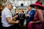 ROERMOND 19 mei 2026 Koning Willem Alexander en Koningin Maxima brengen een streekbezoek aan de gemeenten Maasgouw, Echt-Susteren, Roerdalen en Roermond. Tijdens het streekbezoek bezoekt het paar de schutterij in Wessem, Abdij Lilbosch in Echt, het smalste stukje Nederland in Illikhoven en Roermond, 19 Mei 2026. 
