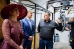 ROERMOND 19 mei 2026 Koning Willem Alexander en Koningin Maxima brengen een streekbezoek aan de gemeenten Maasgouw, Echt-Susteren, Roerdalen en Roermond. Tijdens het streekbezoek bezoekt het paar de schutterij in Wessem, Abdij Lilbosch in Echt, het smalste stukje Nederland in Illikhoven en Roermond, 19 Mei 2026. 