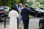 Amsterdam 9 juli 2027
Koningin Maxima op bezoek in de Bijlmer . Ze gaat ook met de fiets naar de andere locatie.