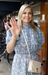 Amsterdam 9 juli 2027
Koningin Maxima op bezoek in de Bijlmer . Ze gaat ook met de fiets naar de andere locatie.