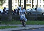 Amsterdam 9 juli 2027
Koningin Maxima op bezoek in de Bijlmer . Ze gaat ook met de fiets naar de andere locatie.