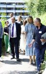 Amsterdam 9 juli 2027
Koningin Maxima op bezoek in de Bijlmer . Ze gaat ook met de fiets naar de andere locatie.