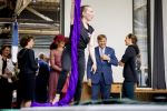 ROERMOND 19 mei 2026 Koning Willem Alexander en Koningin Maxima brengen een streekbezoek aan de gemeenten Maasgouw, Echt-Susteren, Roerdalen en Roermond. Tijdens het streekbezoek bezoekt het paar de schutterij in Wessem, Abdij Lilbosch in Echt, het smalste stukje Nederland in Illikhoven en Roermond, 19 Mei 2026. 