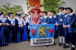 ROERMOND 19 mei 2026 Koning Willem Alexander en Koningin Maxima brengen een streekbezoek aan de gemeenten Maasgouw, Echt-Susteren, Roerdalen en Roermond. Tijdens het streekbezoek bezoekt het paar de schutterij in Wessem, Abdij Lilbosch in Echt, het smalste stukje Nederland in Illikhoven en Roermond, 19 Mei 2026. 