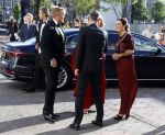 Amsterdam 2 juli 2026
Zijne Majesteit de Koning Willem Alexander en Hare Majesteit Koningin Maxima zijn aanwezig bij het gala van het Nationale Ballet ter ere van het afscheid van directeur Ted Brandsen. OOk burgemeester Femke Halsema en Commisaris v d Koningin Arthur v Dijk zijn aanwezig . Jessica Durlacher 
